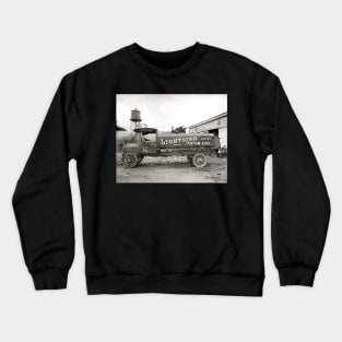 Lightning Motor Fuel Truck, 1920. Vintage Photo Crewneck Sweatshirt